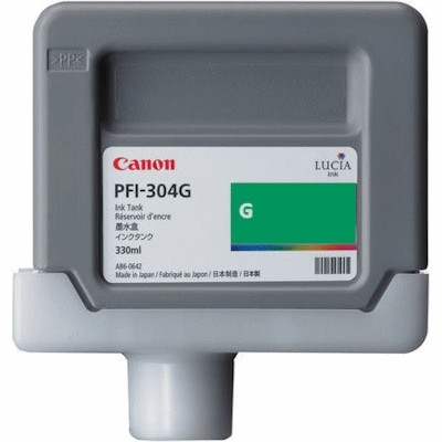 Canon PFI-304G inktcartridge groen (origineel) 3856B005 018640 - 1