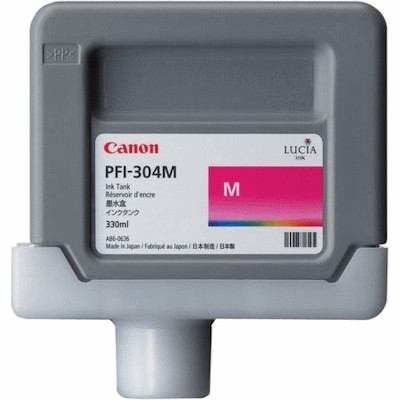 Canon PFI-304M inktcartridge magenta (origineel) 3851B005 018630 - 1