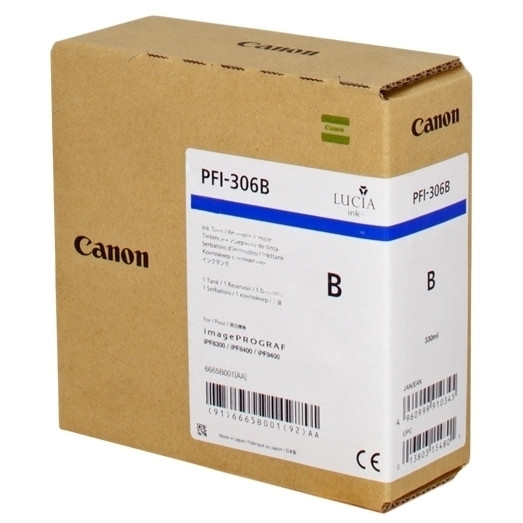 Canon PFI-306B inktcartridge blauw (origineel) 6665B001 018872 - 1
