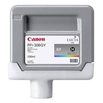 Canon PFI-306GY inktcartridge grijs (origineel) 6666B001 018864 - 1