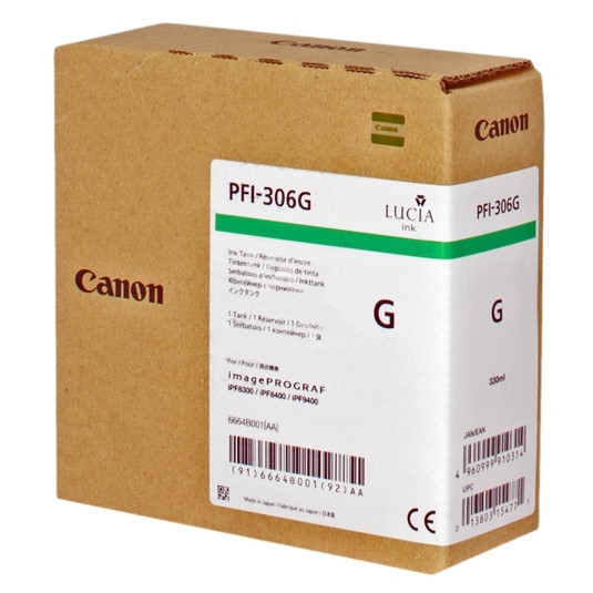 Canon PFI-306G inktcartridge groen (origineel) 018870 - 1