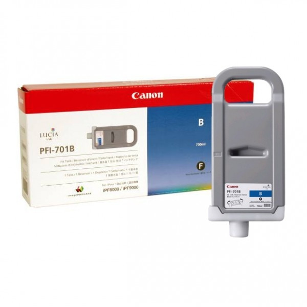 Canon PFI-701B inktcartridge blauw (origineel) 0908B001 018322 - 1