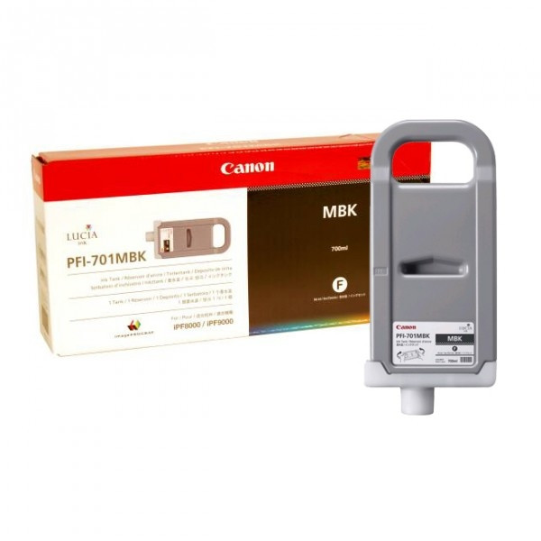 Canon PFI-701MBK inktcartridge mat zwart (origineel) 0899B005 018304 - 1