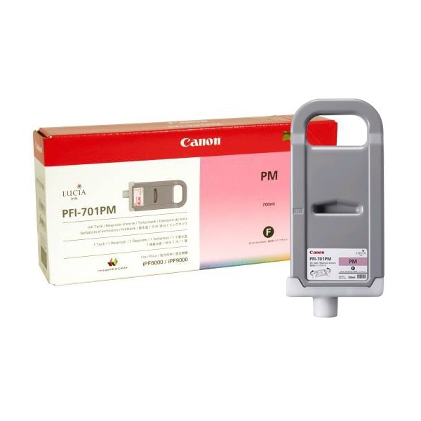 Canon PFI-701PM inktcartridge foto magenta (origineel) 0905B001 0905B005 018316 - 1