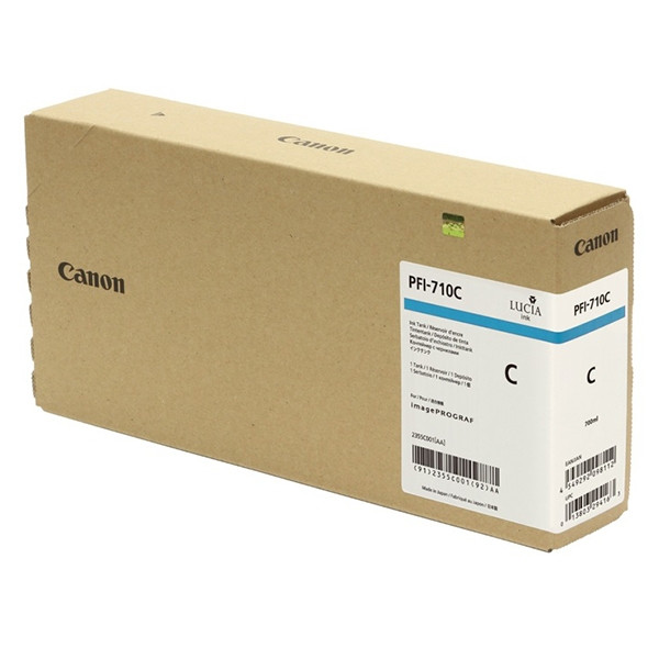 Canon PFI-710C inktcartridge cyaan (origineel) 2355C001 010178 - 1