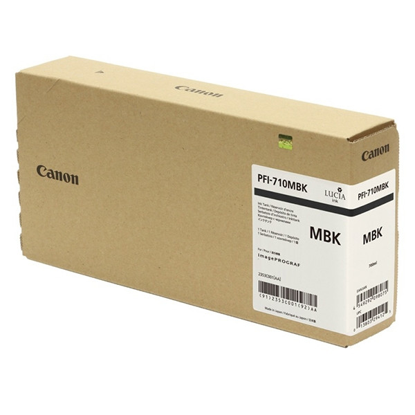 Canon PFI-710MBK inktcartridge mat zwart (origineel) 2353C001 010174 - 1