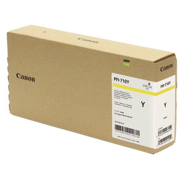 Canon PFI-710Y inktcartridge geel (origineel) 2357C001 010182 - 1