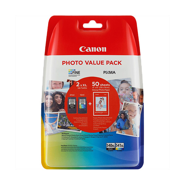 Canon PG-540XL/CL-541XL photo value pack (origineel) 5222B013 018574 - 1