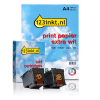 Canon PG-540XL / CL-541XL multipack zwart en kleur hoge capaciteit (123inkt huismerk) + pak papier 130736 - 1