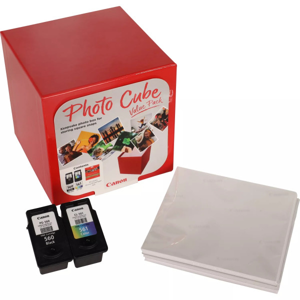 Canon PG-560 / CL-561 photo value pack incl. 40 vel fotopapier (origineel) 3713C007 132286 - 1