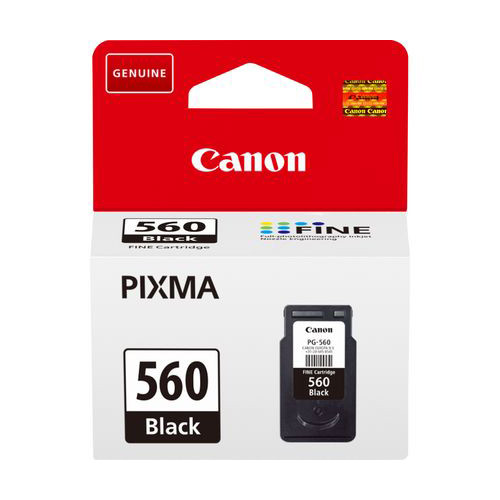 Canon PG-560 inktcartridge zwart (origineel) 3713C001 010357 - 1
