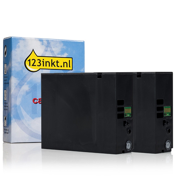 Canon PGI-2500XL dubbelpak zwart (123inkt huismerk)  426267 - 1