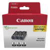 Canon PGI-35 triple pack cartridge zwart (origineel)