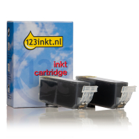 Canon PGI-525PGBK inktcartridge zwart dubbelpak (123inkt huismerk) 4529B006C 132103