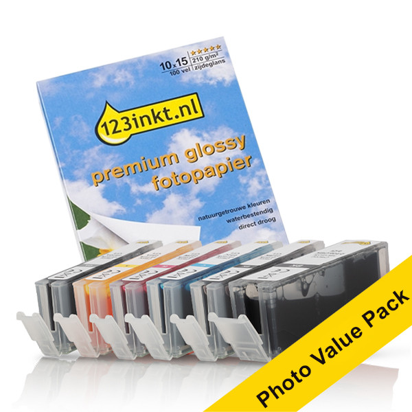 Canon PGI-530 / CLI-531 photo value pack (123inkt huismerk) 132311 - 1