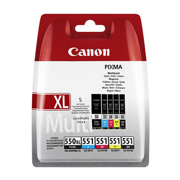 Canon PGI-550XL/CLI-551 multipack (origineel) 6509B013 010188 - 1