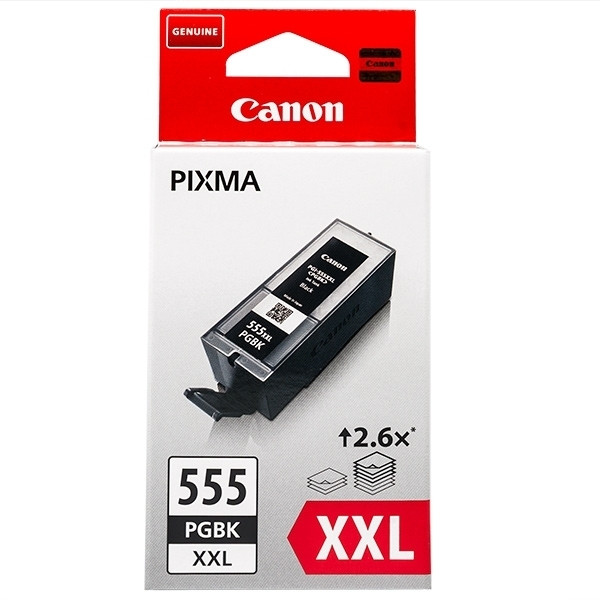 Canon PGI-555PGBK XXL inktcartridge zwart extra hoge capaciteit (origineel) 8049B001 018946 - 1