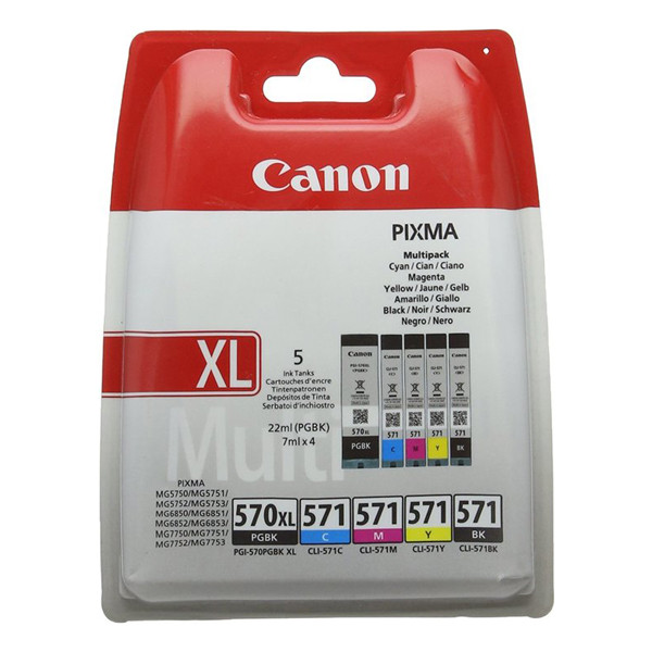Canon PGI-570XL / CLI-571 multipack (origineel) 0318C004 010190 - 1