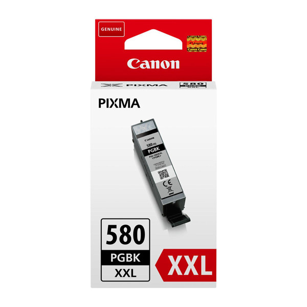 Canon PGI-580PGBK XXL inktcartridge pigment zwart extra hoge capaciteit (origineel) 1970C001 017458 - 1