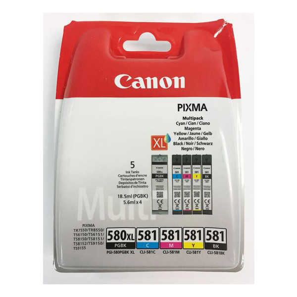 Canon PGI-580XL / CLI-581 multipack (origineel) 2024C006 010186 - 1