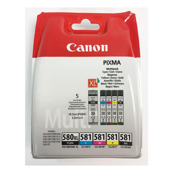 Canon PGI-580XL / CLI-581 multipack (origineel) 010186 - 1