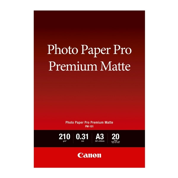 Canon PM-101 Premium Matte paper 210 grams A3 (20 vel) 8657B006 154016 - 1