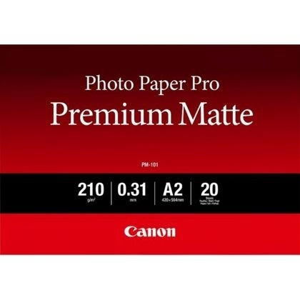 Canon PM-101 premium matte photo paper 210 grams A2 (20 vel) 8657B017 154032 - 1