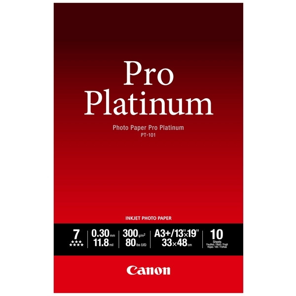 Canon PT-101 photo paper pro platinum 300 grams A3+ (10 vel) 2768B018 064596 - 1