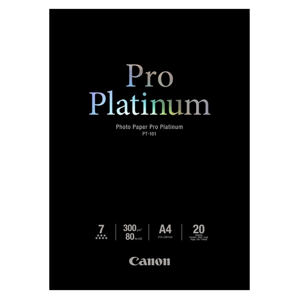 Canon PT-101 photo paper pro platinum 300 grams A4 (20 vel) 2768B016 064592 - 1