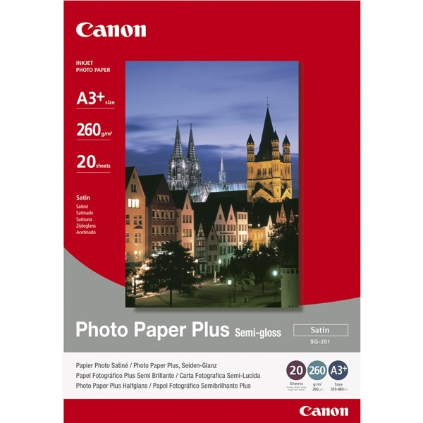 Canon SG-201 photo paper plus semi-gloss 260 grams A3+ (20 vel) 906770 - 1