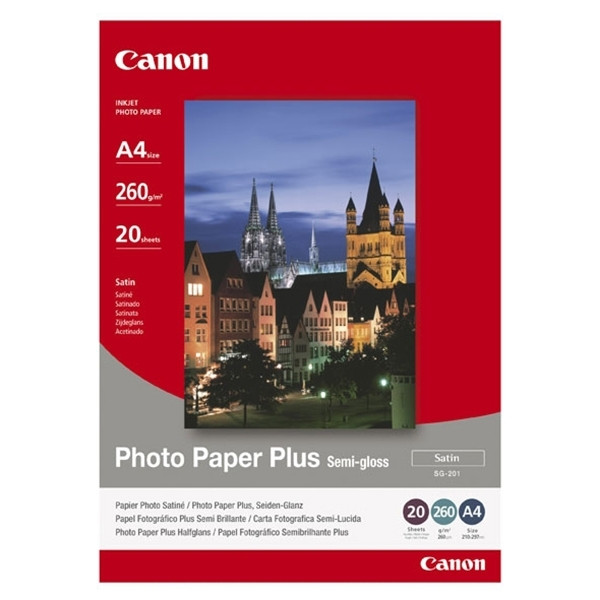 Canon SG-201 photo paper plus semi-gloss 260 grams A4 (20 vel) 906616 - 1