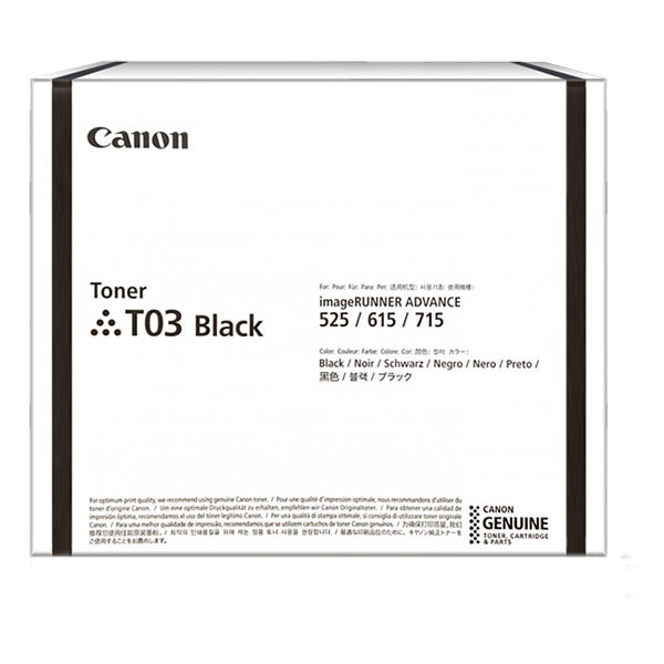 Canon T03 toner zwart (origineel) 2725C001 070074 - 1