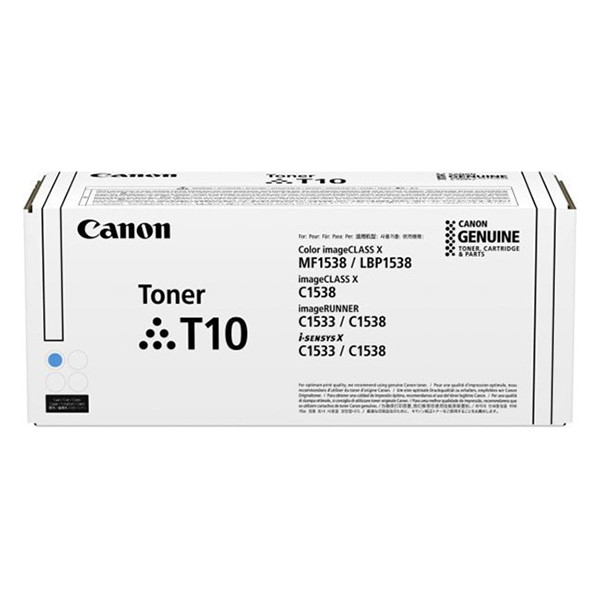 Canon T10 toner cyaan (origineel) 4565C001 010470 - 1