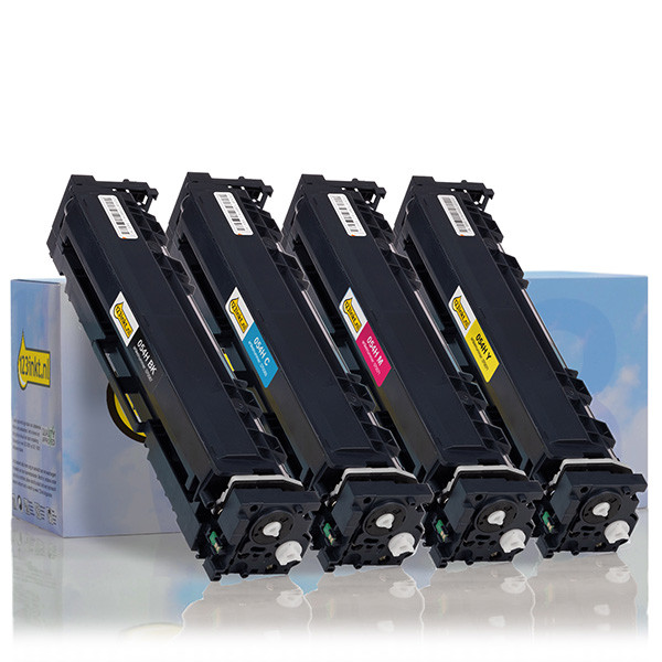 Canon aanbieding: 054H BK, C, M, Y zwart + 3 kleuren (123inkt huismerk)  130708 - 