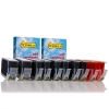 Canon aanbieding: 2 x PGI-7BK + 2 x PGI-9PBK/C/M/Y met chip (2 zwart + 3 kleuren) (123inkt huismerk)  127118