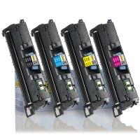 Canon aanbieding: 701BK, 701C, 701M, 701Y zwart + 3 kleuren (123inkt huismerk)  130080