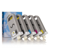 Canon aanbieding: PFI-110 / PFI-111 MBK, BK, C, M, Y 2 zwart + 3 kleuren (123inkt huismerk)  130758