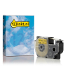 Casio XR-12GYW tape zwart op geel 12 mm (123inkt huismerk) 056410 - 1