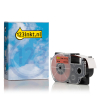 Casio XR-18RD tape zwart op rood 18 mm (123inkt huismerk)