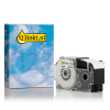Casio XR-24WE tape zwart op wit 24 mm (123inkt huismerk) 056382 - 1