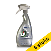 Aanbieding: 6x Cif Pro Formula roestvrijstaal reiniger (750 ml)