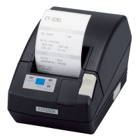 Citizen CT-S281 bonprinter zwart  837202