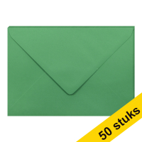 Aanbieding: 10x Clairefontaine gekleurde enveloppen bosgroen C5 120 grams (5 stuks)