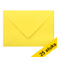 Aanbieding: 5x Clairefontaine gekleurde enveloppen intens geel C5 120 grams (5 stuks)