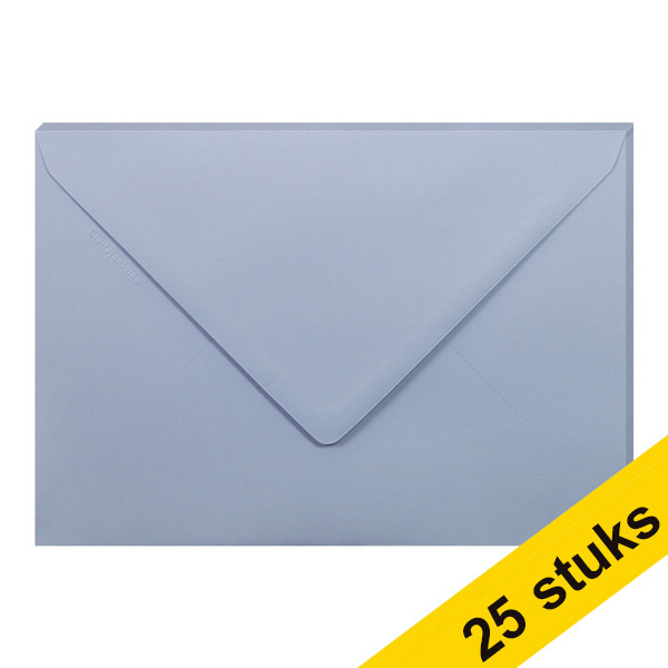 Aanbieding: 5x Clairefontaine gekleurde enveloppen lavendel C5 120 grams (5 stuks) 424765 - 1