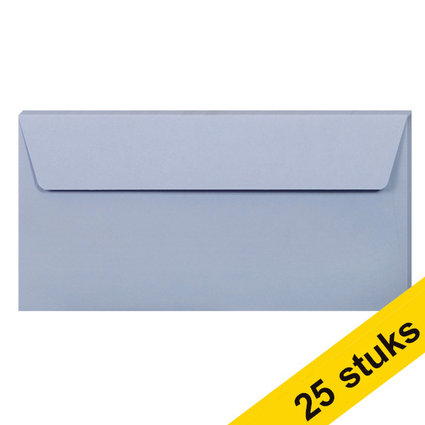 Aanbieding: 5x Clairefontaine gekleurde enveloppen lavendel EA5/6 120 grams (5 stuks) 424789 - 1