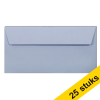 Aanbieding: 5x Clairefontaine gekleurde enveloppen lavendel EA5/6 120 grams (5 stuks) 424789 - 1