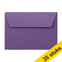 Aanbieding: 5x Clairefontaine gekleurde enveloppen lila C6 120 grams (5 stuks)