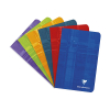 Clairefontaine Metric notitieboek 110 x 170 mm gelinieerd 48 vel assorti 10 stuks 250446 - 1