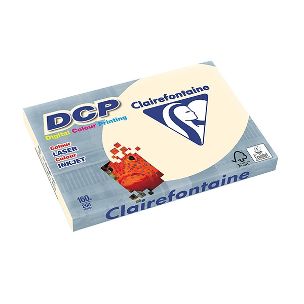Clairefontaine gekleurd DCP papier ivoor 160 grams A3 (250 vel) 6827C 250304 - 1